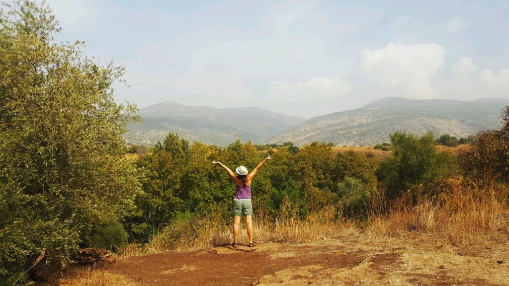 banias nacionalinis parkas golano aukstumos izraelis
