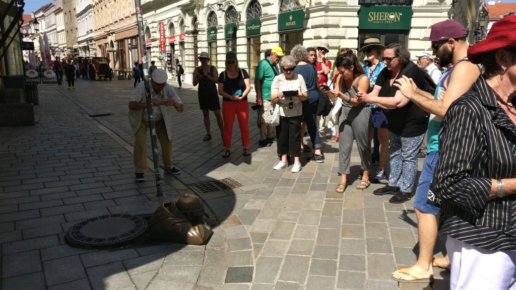 man at work bratislava slovakia